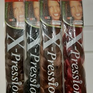 XPRESSION pre-stretched hair